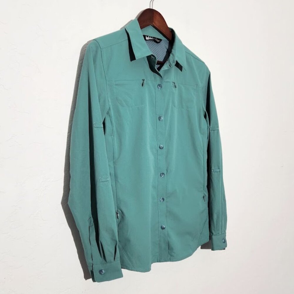 REI Women's Outdoor Shirt w/Roll Sleeves Size Small - Picture 3 of 5